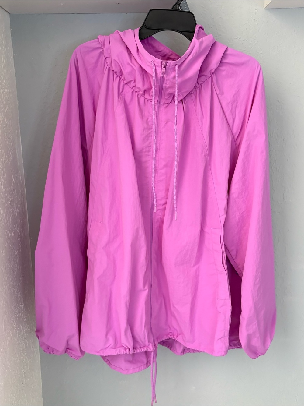 Avia Bright Pink Hooded Windbreaker Jacket